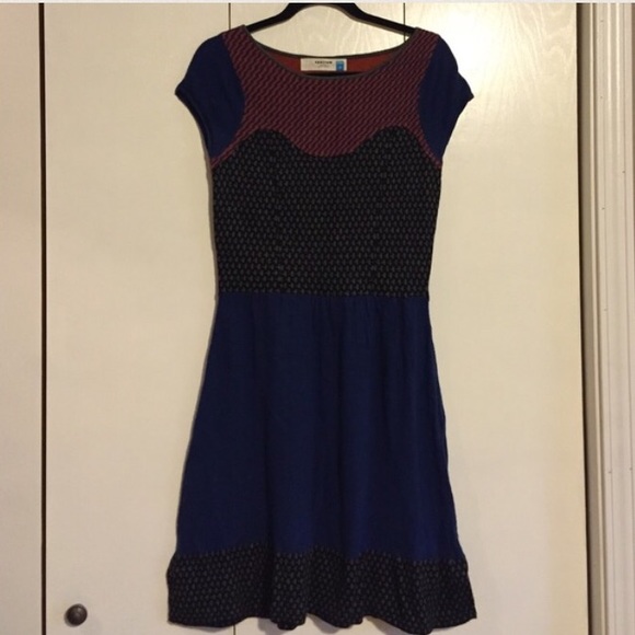 Anthropologie Dresses & Skirts - Intarsia dotted sweater dress from Anthropolgie