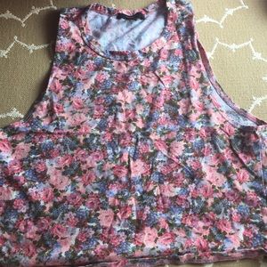 Forever 21 floral tank top