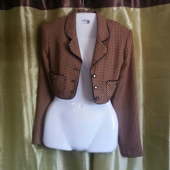 Houndstooth midi jacket - Picture 2 of 4