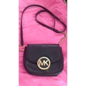 Michael Kors Black Crossbody Bag❤️