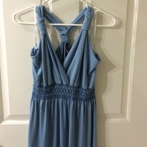 Lightweight baby blue maxi dress