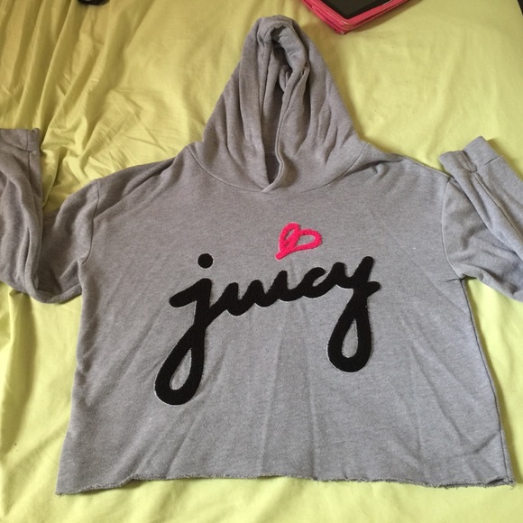 Juicy Couture cropped hoodie