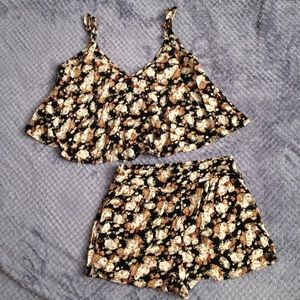 LA Hearts floral set