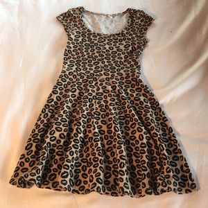 Cheetah print dress