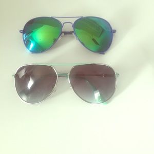 Two colored aviators