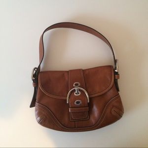 Coach Soho handbag cognac brown