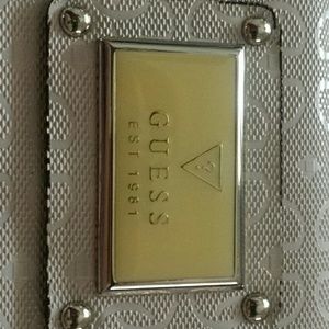RESERVED for @jmt5814  White Guess clutch wallet