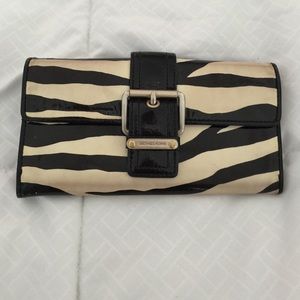 Michael Kors zebra print wallet