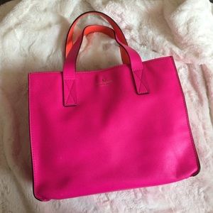 Hot pink Kate spade handbag