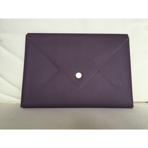 Purple clutch/computer bag