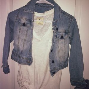 Cherokee denim crop jacket