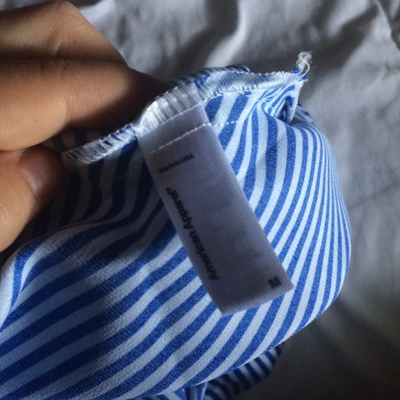 NWOT blue striped nightdress