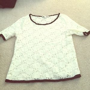 White lace top