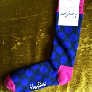 Happy Socks Navy Blue Pink