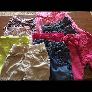 3-6 months girls pants