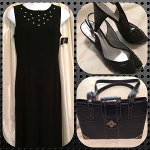 Black Slinky Maxi Dress