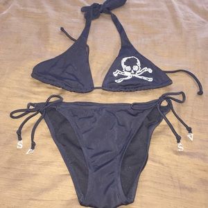 2 Piece Black Bathing Suit