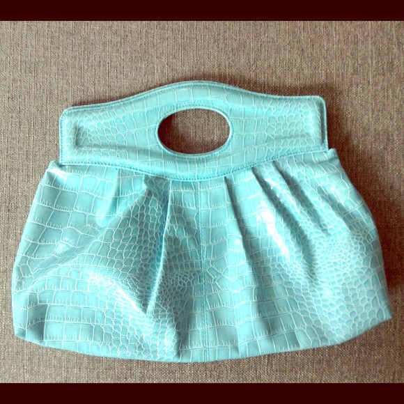 Teal handbag