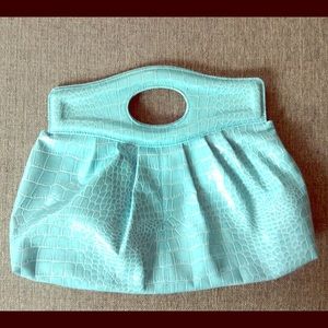 Teal handbag