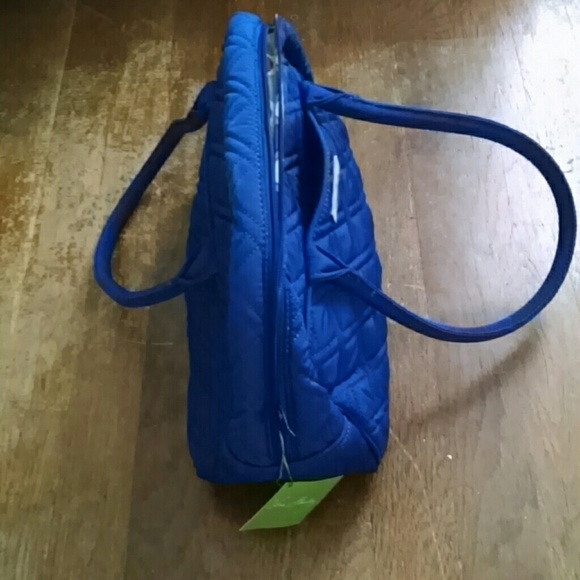 Brand New Vera Bradley Medium Bowler Blue - Picture 3 of 3