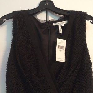 Max and Cleo black textured dress