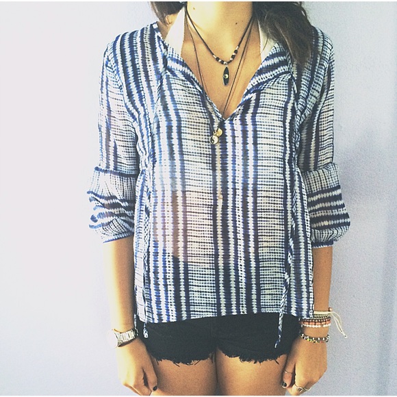 boho stripped shirt🌸