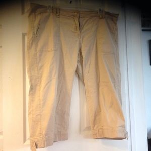 Khaki capris