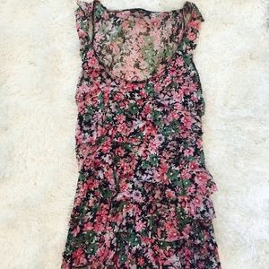 Express Tops - EXPRESS FLORAL SLEEVELESS TOP