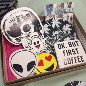 6 BRANDY STICKERS