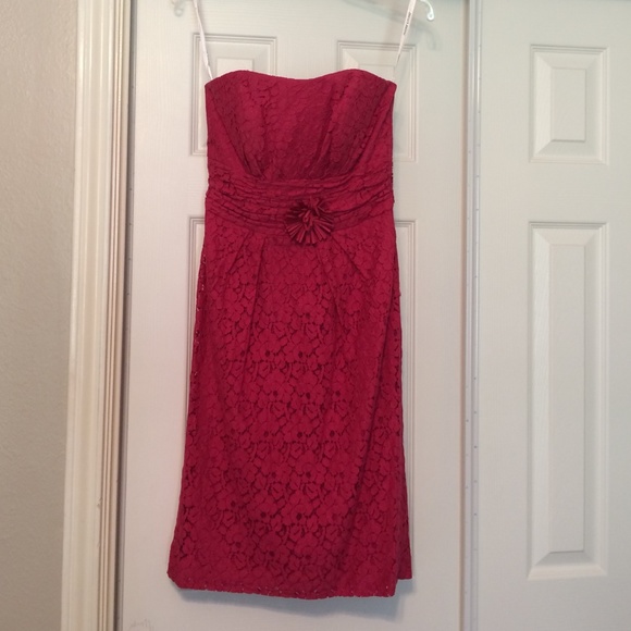David's Bridal bridesmaid/cocktail dress.
