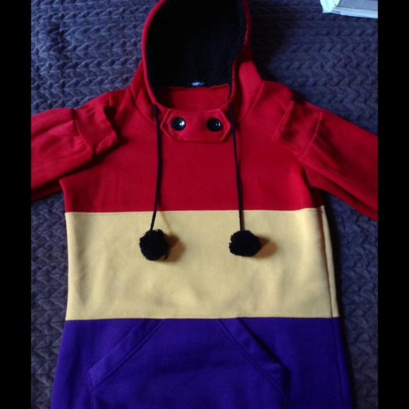 Long Multicolor Korean Fashion Sweater - Picture 2 of 3