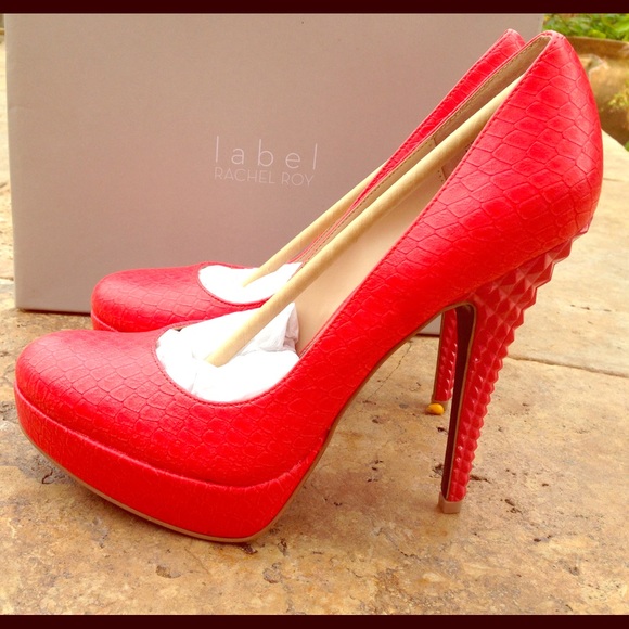 Pink Rachel Roy Stiletto heels size 9.5 - Picture 1 of 2