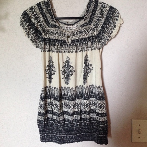 Vintage Printed Top