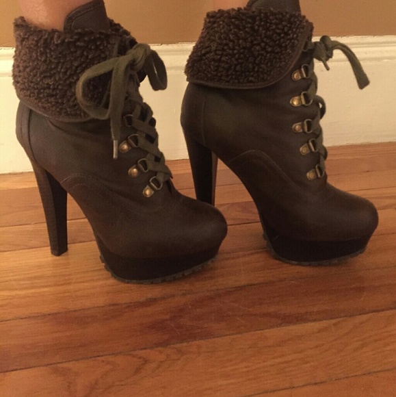 Charlotte Russe Brown Booties
