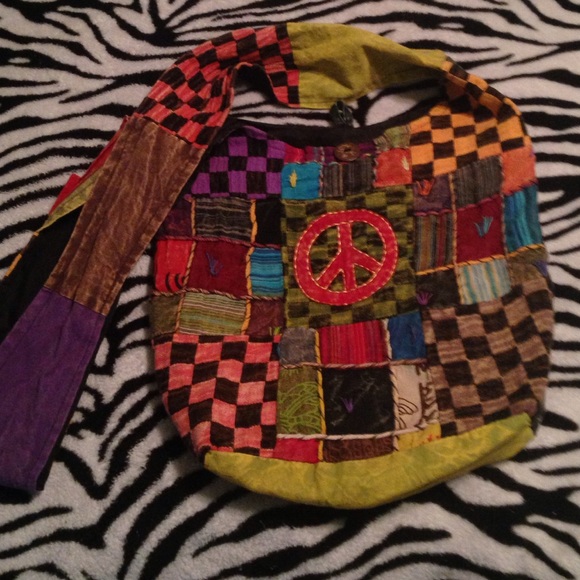 Peace - Patch Shoulder Bag