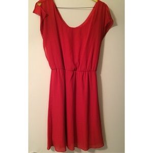 Outback Red/The Limited - Coral Dress - Size S