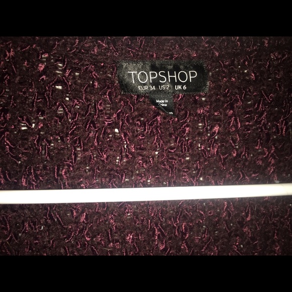 Topshop fluffy throw sweater