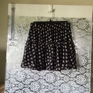 Daisy Printed Mini Skirt