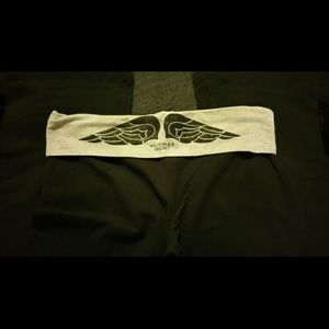 VS fold over glitter graphic yoga pant