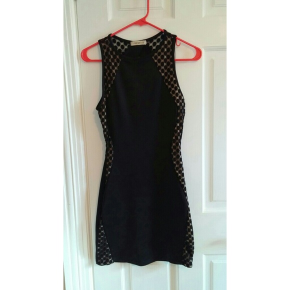 Open-Back Black Dress