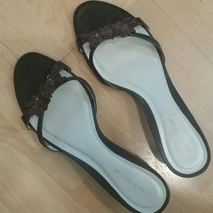 Ann Taylor kitten heel sandals