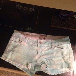 Mint Jean shorts