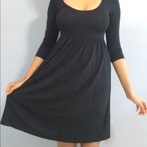 Knee-Length black dress