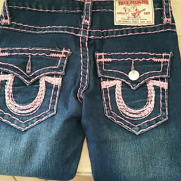 True Religion Denim - Bundle. Rare! True Religion pink stich jeans
