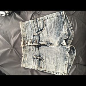 High waisted shorts