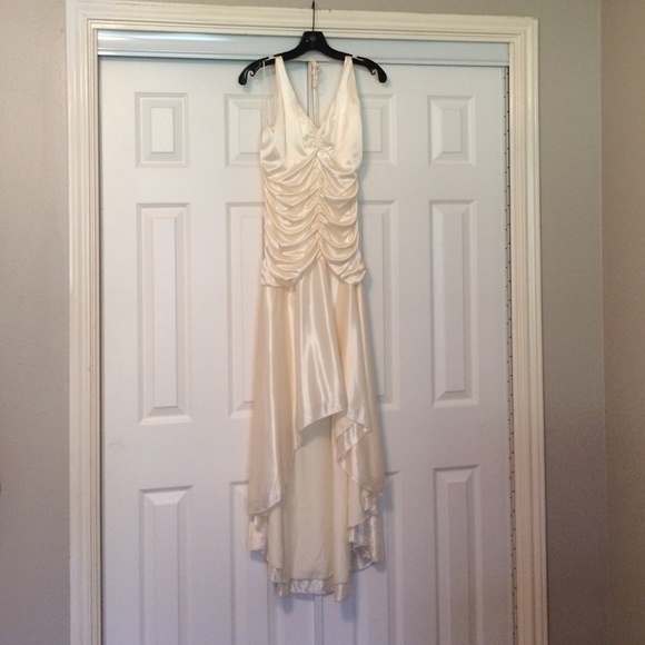 Ivory halter dress