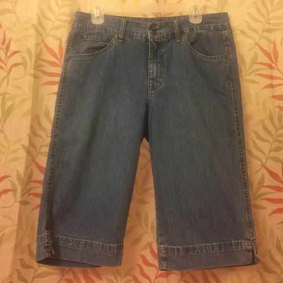 Denim capris