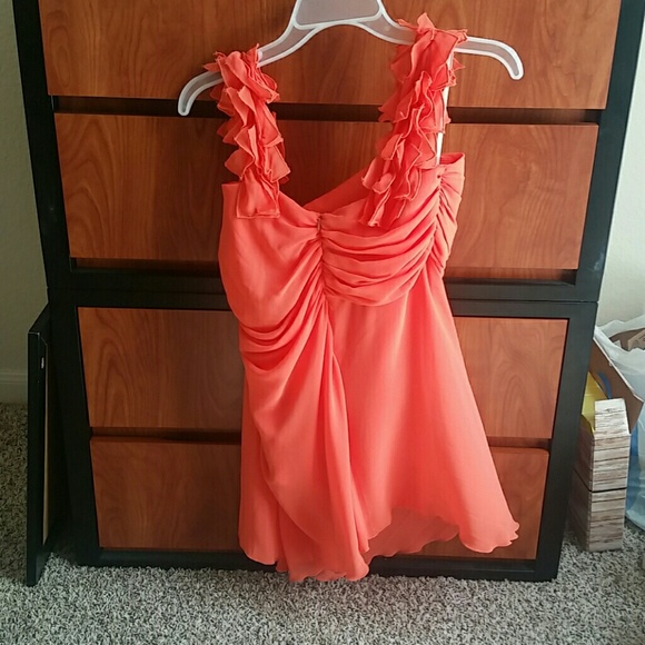 coral blouse - Picture 2 of 2