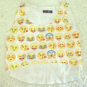 Emoji Crop Top 😍
