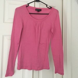 Pink long sleeve top